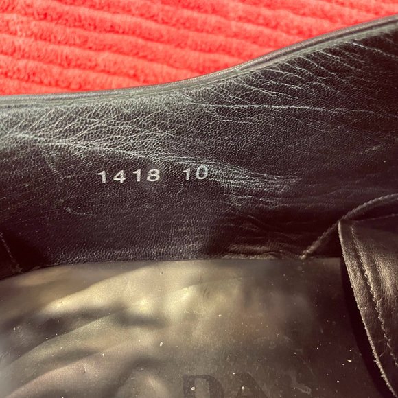 Prada Mens Leather Cap Toe Oxford Upper & Out Soles Lace Up Black Made In Italy - Picture 8 of 16